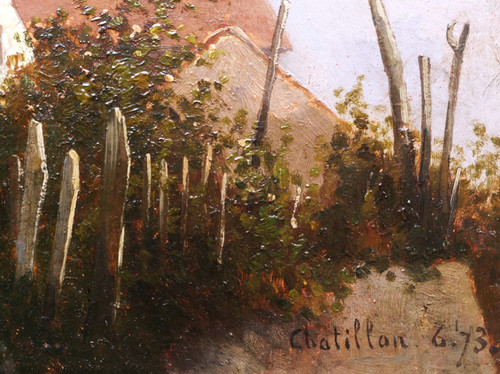 Scuola FRANCESE nel 1873, Case a Châtillon