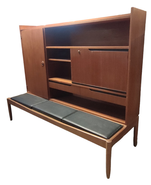 Wohnmöbel Vintage Bank Fristho, hergestellt in Holland, skandinavisches Design