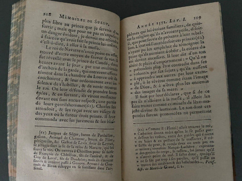 8 tomes Mémoires de Maximilien de Béthune Duc  de Sully 1778