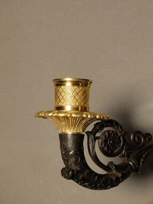 Coppia di applique del periodo del Restauro 