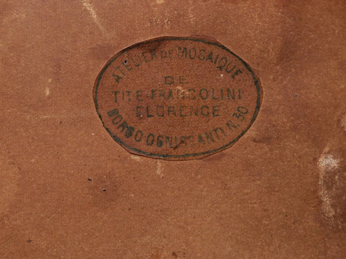 Atelier de Tito FRANCOLINI, Italienne au tambourin
