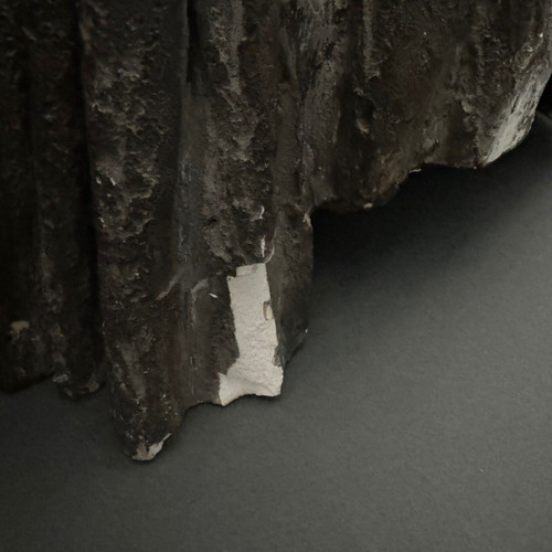 Scultura in gesso di Charles Filleul busto di un uomo rinascimentale