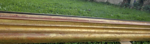 167 X 232 Cm, Very Large Louis Philippe Rectangle Mirror, Gold Leaf, Mercury Glass