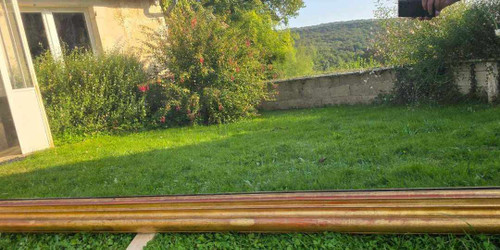 167 X 232 Cm, Very Large Louis Philippe Rectangle Mirror, Gold Leaf, Mercury Glass