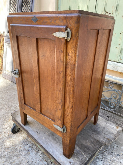 Raffreddatore da bistrot in quercia del 1930 circa, bar...