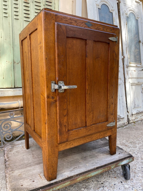 Raffreddatore da bistrot in quercia del 1930 circa, bar...