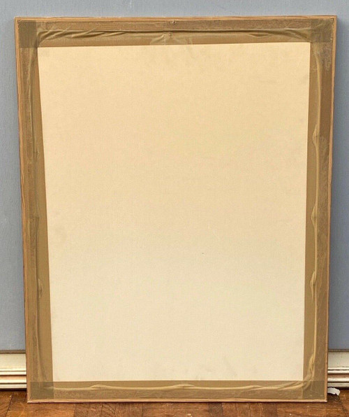 Ceramic Poster Madoura Gallery 20th century gold frame