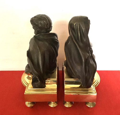 Coppia di alari del XVIII secolo
