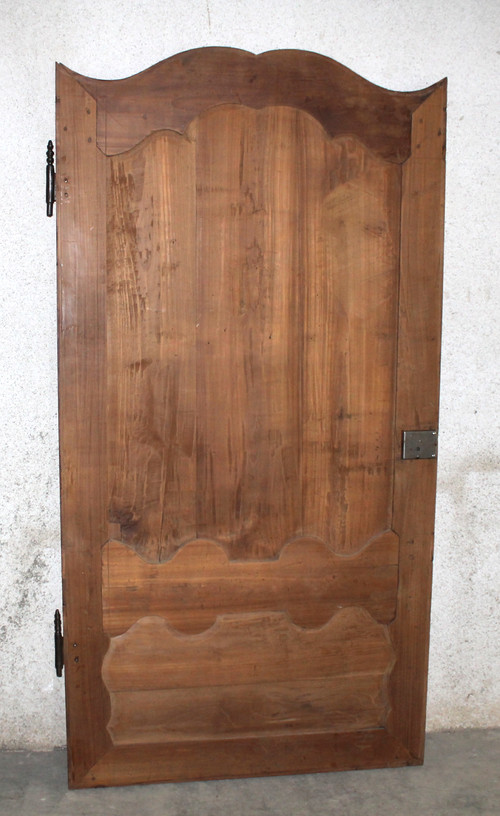 Porta in legno modanato in stile Luigi XIV in ciliegio, fine XVIII secolo 