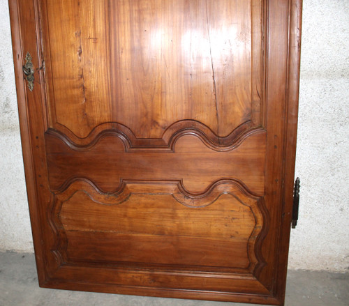 Porta in legno modanato in stile Luigi XIV in ciliegio, fine XVIII secolo 