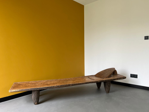 Bench, African Senoufo bed, Ivory Coast, 1950s