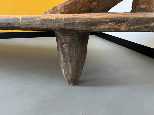 Bench, African Senoufo bed, Ivory Coast, 1950s