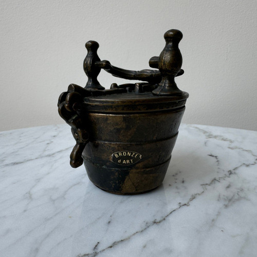 Pile de poids de Nuremberg en bronze XIXe
