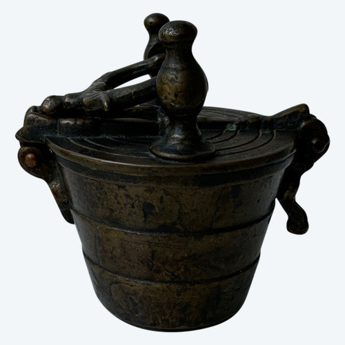 Pile de poids de Nuremberg en bronze XIXe