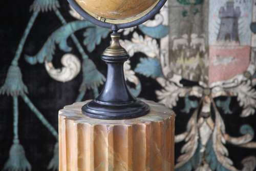 Globo terrestre di Charles Dien, 1840-1850