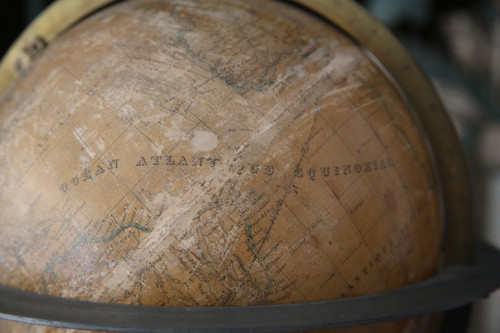 Globo terrestre di Charles Dien, 1840-1850