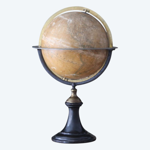 Globo terrestre di Charles Dien, 1840-1850
