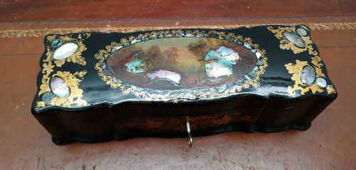 Paper mache box.