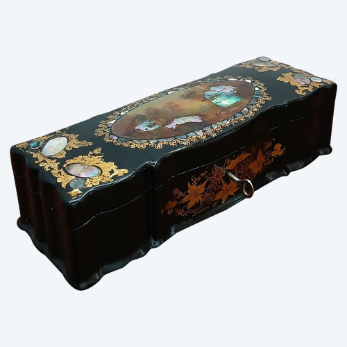 Paper mache box.