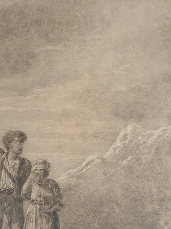 Jules LAURENS (Attributed to) - Children in the mountains