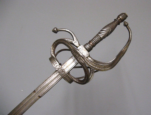 16th/17th century style rapier from the Viollet Le Duc 19th century period.