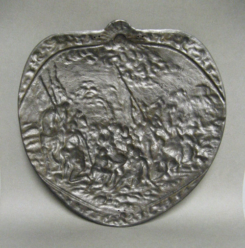 Decorative Shield. Violet Le Duc. France 19th Century.