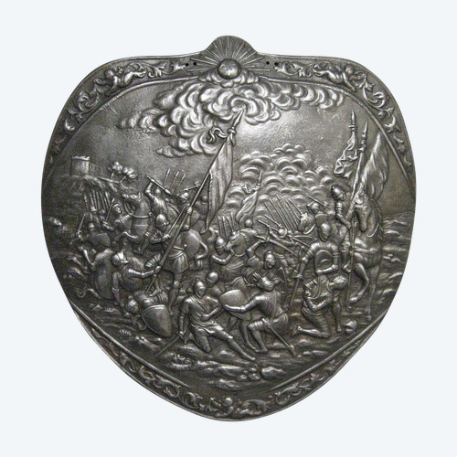 Decorative Shield. Violet Le Duc. France 19th Century.