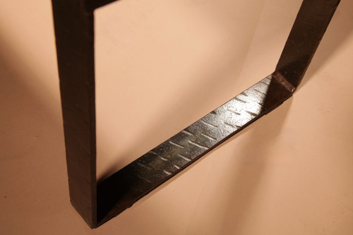 A Dutch Brutalist period side table in the style of Paul Kingma circa 1970-80.