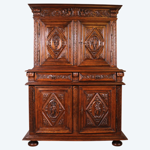 Renaissance Buffet Representing The 4 Seasons Circa 1580 - France