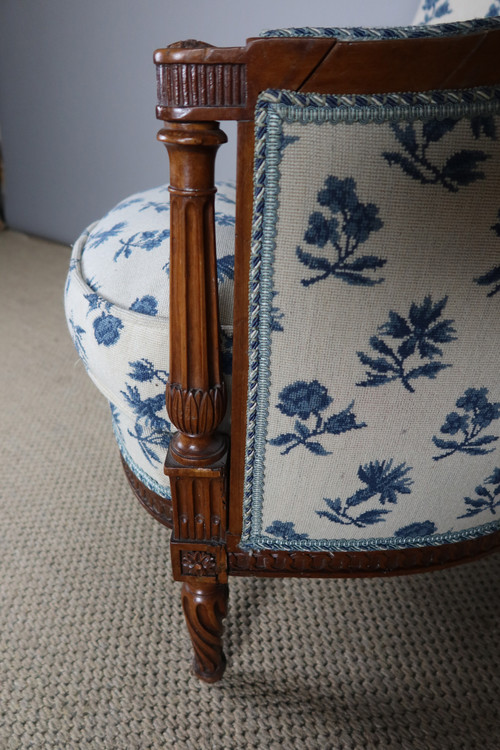 Bergère Louis XVI époque XIX