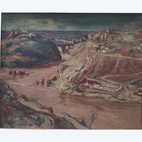 Jean Rigaud (1912-1999) - Vue De Tolède, 1956