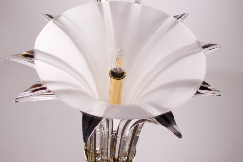 “Curve Tryedal” floor lamp, Murano, Alberto Dona.