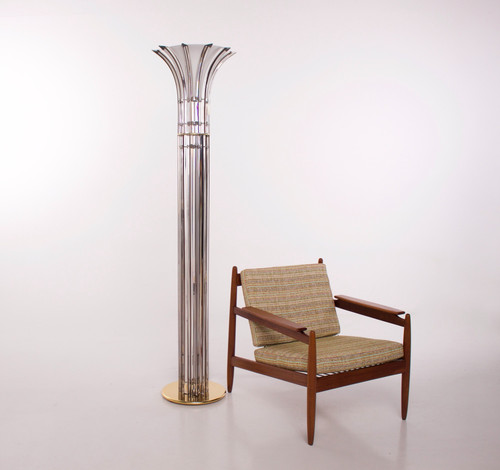 “Curve Tryedal” floor lamp, Murano, Alberto Dona.