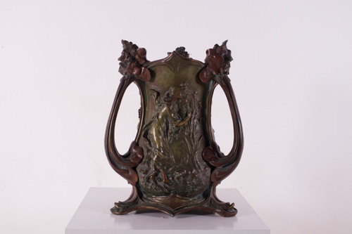 Großer Jugendstil-Jardiniere, Raphaël Charles Peyre.