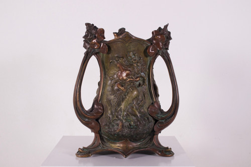 Großer Jugendstil-Jardiniere, Raphaël Charles Peyre.