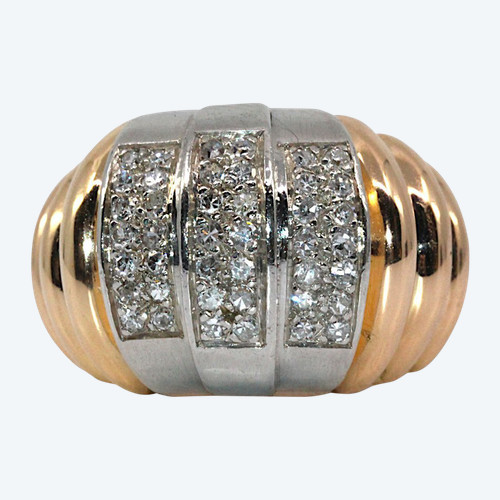 Anello con diamanti retrò