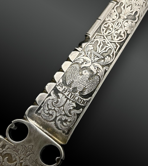 DAGGER called "LEFT-HAND" - Toledo, Spain - 1855