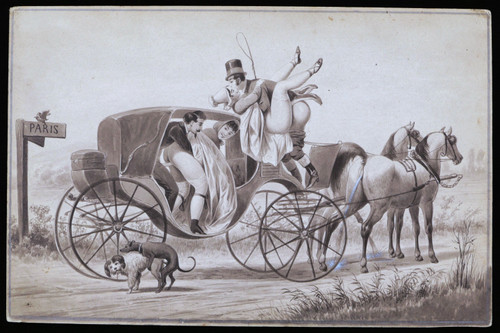 Scuola FRANCESE intorno al 1830, Verso Parigi!