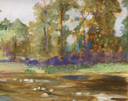 FRENCH SCHOOL, 1906, L'étang de l'Ursine in Chaville