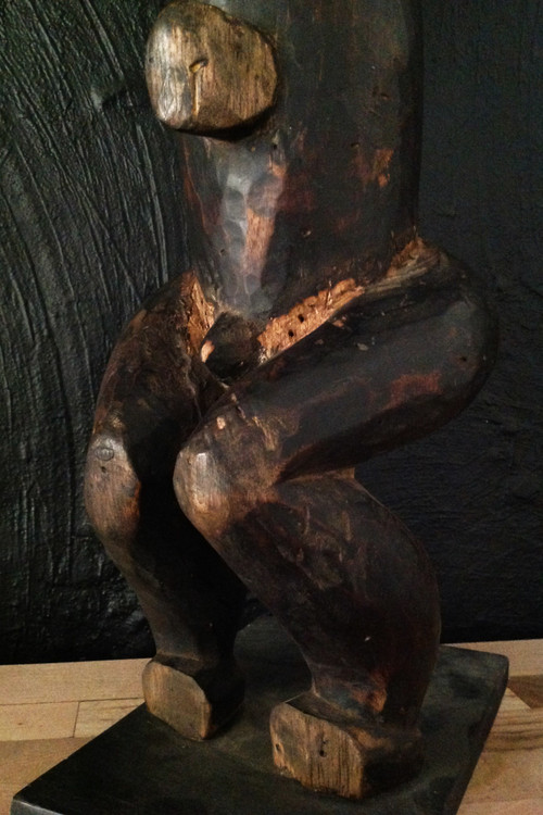 Grande sculpture Fang, Gabon.