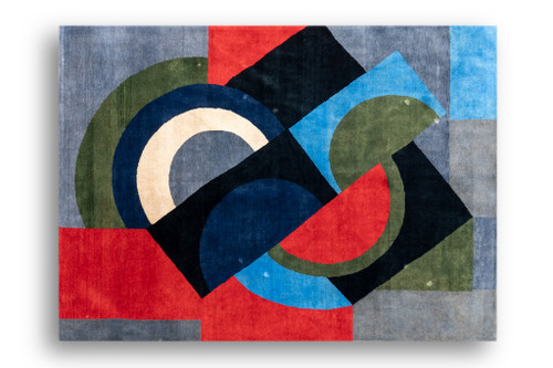 Hand-woven tapestry inspired by Sonia Delaunay. January 2023. LS58065509E
