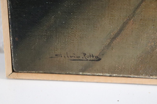 Ölgemälde auf Leinwand, gerahmt