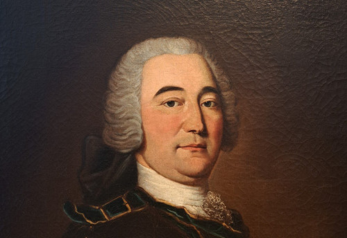 Jahrhundert, Porträt eines Mannes in Rüstung Um 1740