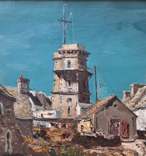 Jean Rigaud (1912-1999) - Le Sémaphore De l'île De Molène - 1957