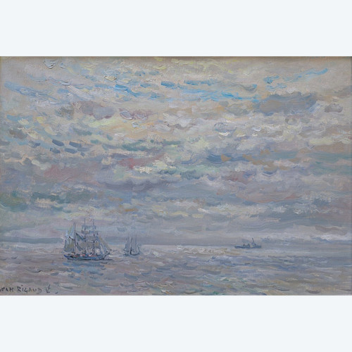 Jean Rigaud (1912-1999) - Abfahrt Von New York 1986 - Seltene Exemplare