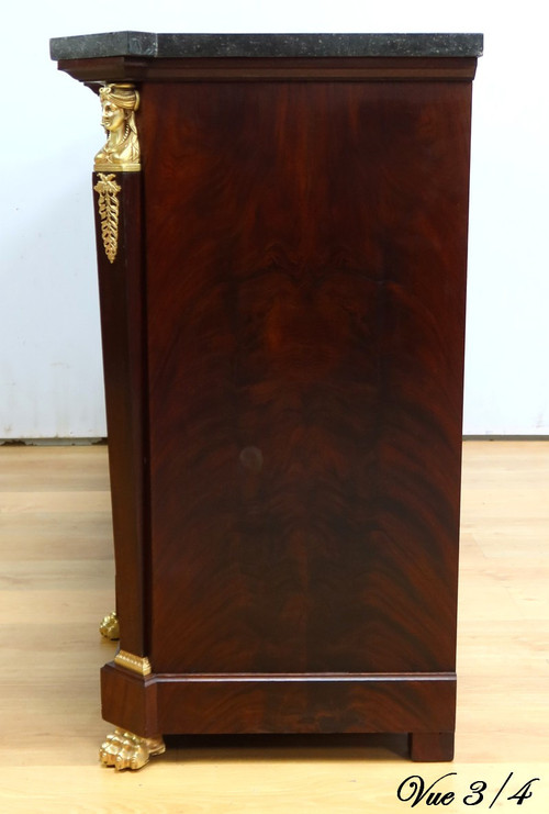 Enfilade en Ronce d’Acajou, style Retour d’Égypte – Début XXe