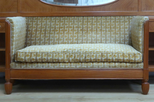 Sofa in Lemonwood, Art Deco - 1930