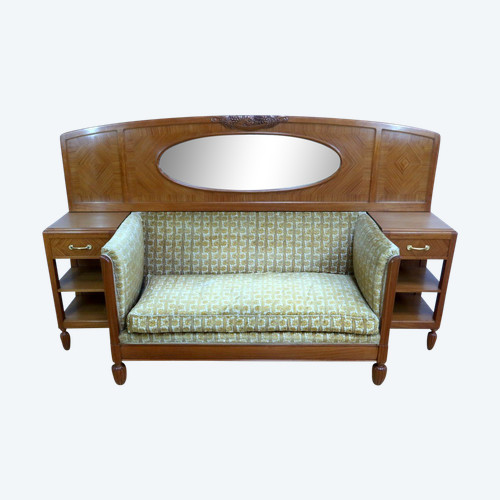 Sofa in Lemonwood, Art Deco - 1930