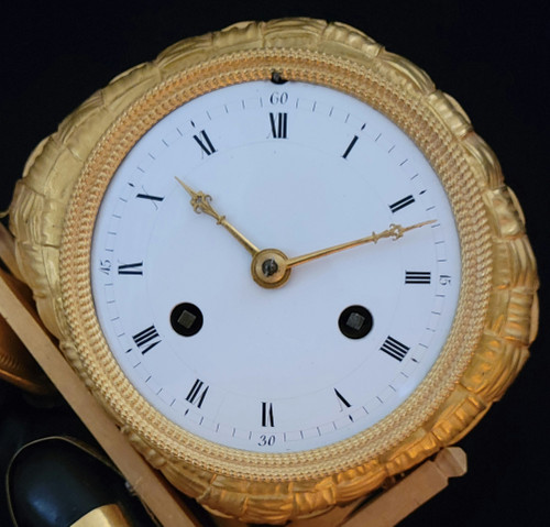 Clock the porter "le portefaix noir" after J.A.REICHE CIRCA 1810
