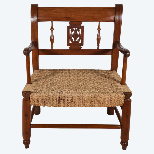 Fauteuil provençal époque directoire fin 18ème siècle 